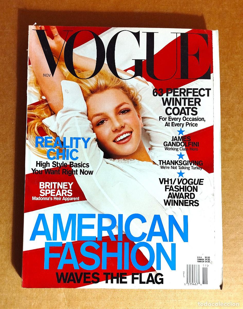 Coleccionismo de Revistas y Peri&oacute;dicos: VOGUE US NOVEMBER 2001 - BRITNEY SPEARS - PICASSO - JAMES GANDOLFINI - ANNIE LEIBOVITZ - 542 p.