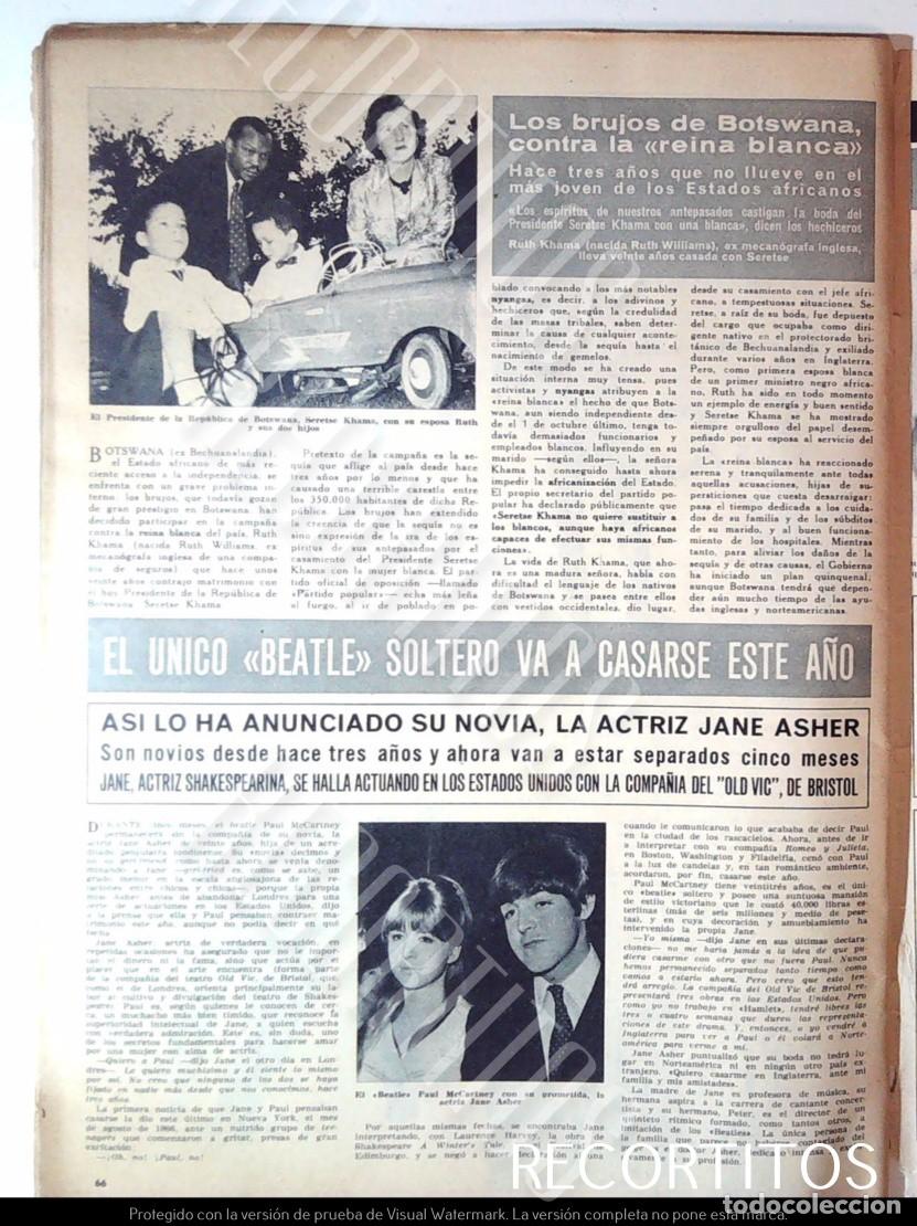 Coleccionismo de Revistas y Peri&oacute;dicos: PAUL MCCARTNEY the beatles jane asher