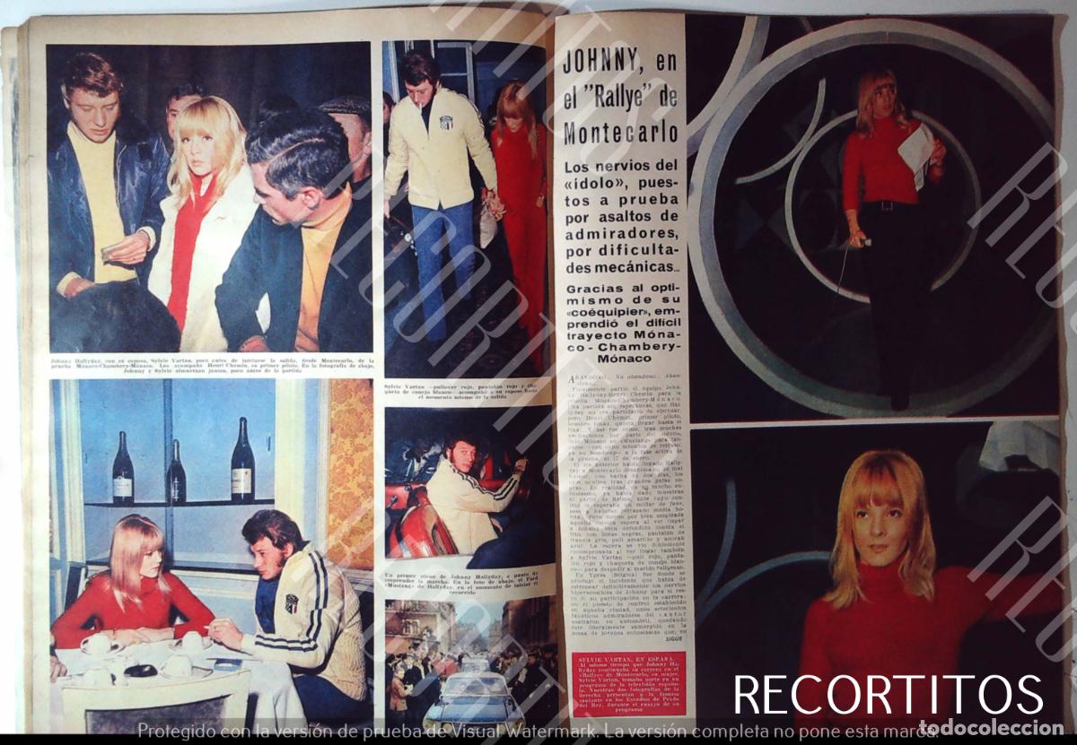Coleccionismo de Revistas y Peri&oacute;dicos: sylvie vartan johnny hallyday
