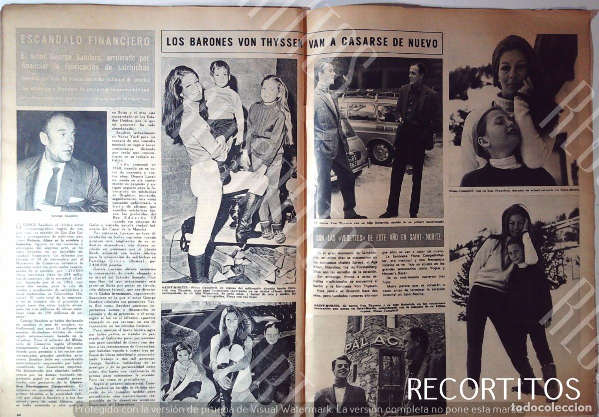 Coleccionismo de Revistas y Peri&oacute;dicos: los barones von thyssen fiona campbell