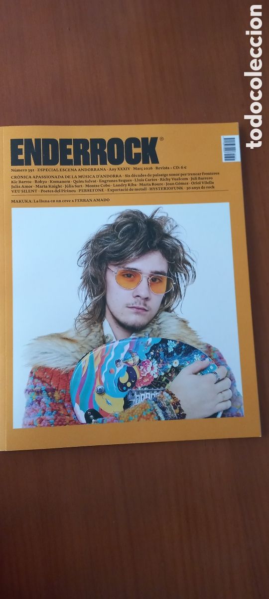 Collectionnisme de Revues et Journaux: Enderrock n&uacute;m. 391 mar&ccedil; 2026 Kik Barroc, Rokyo, Komanem, Engrunes seques, Hysteriofunk en catalan