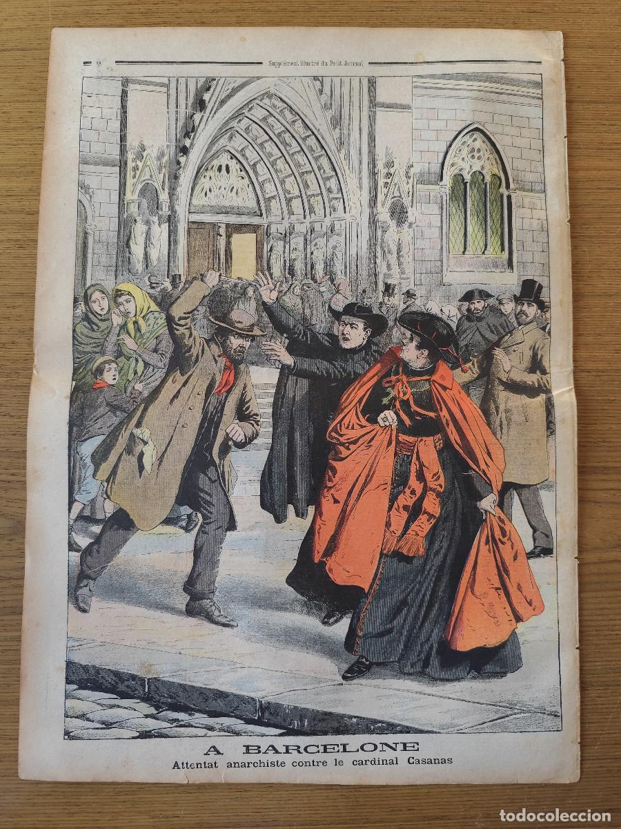 Coleccionismo de Revistas y Peri&oacute;dicos: LE PETIT JOURNAL n&ordm; 790 (07/01/1906) atemptat anarquista cardenal Casa&ntilde;as - Barcelona
