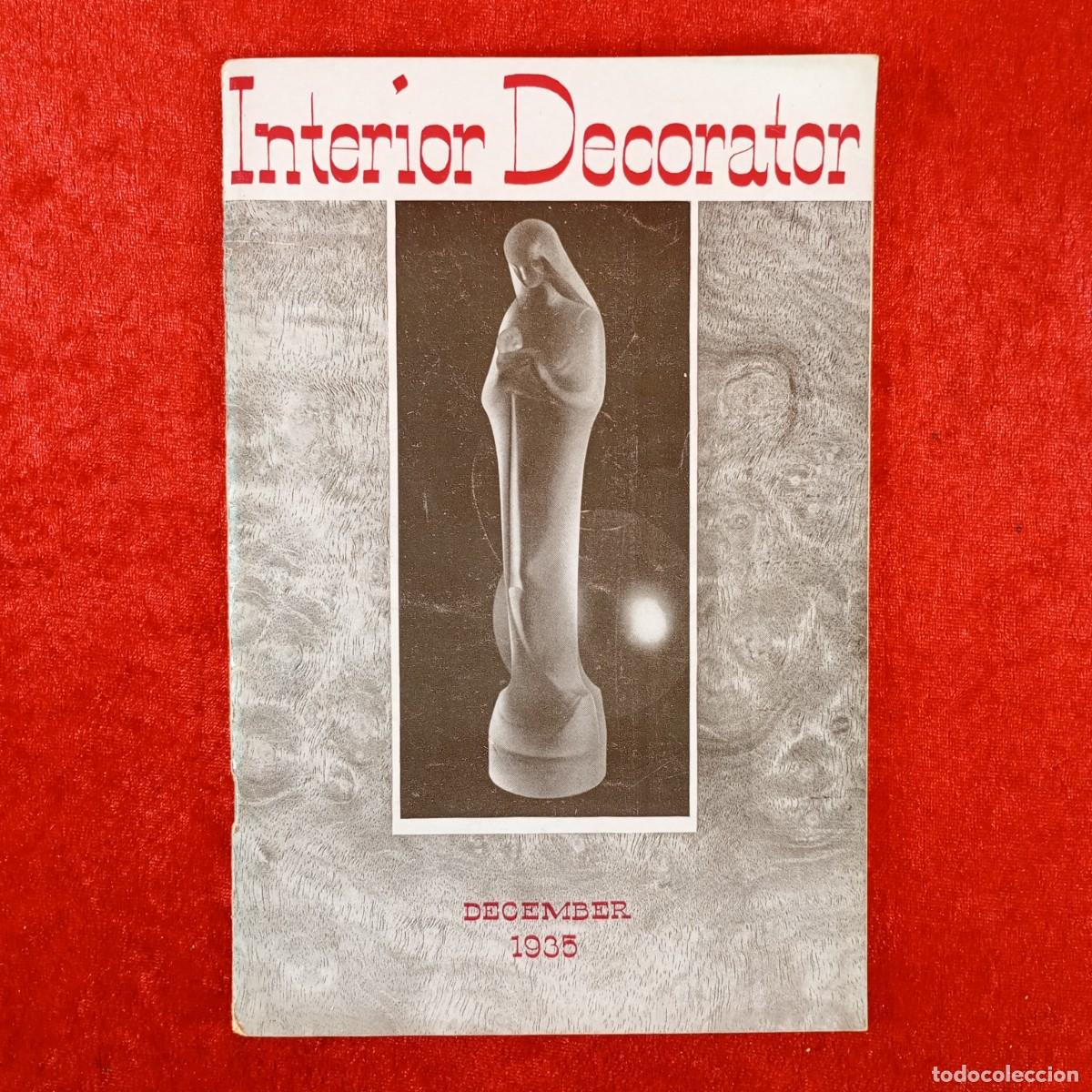Colecionismo de Revistas e Jornais: INTERIOR DECORATOR - DECEMBER 1935 - VOL. XCV, NO. 5 - REVISTA / 2759