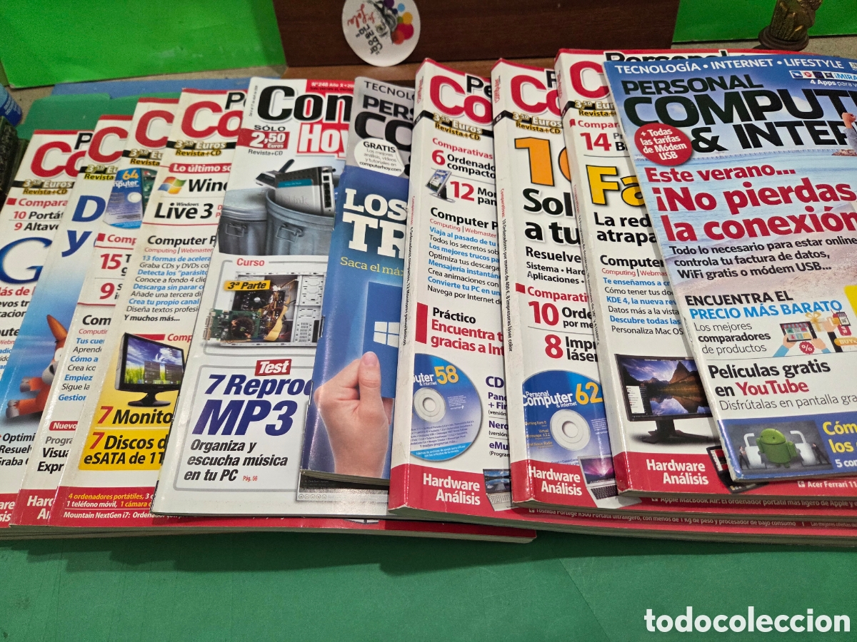 Coleccionismo de Revistas y Peri&oacute;dicos: LOTE DE 10 REVISTAS...&rdquo;&rdquo;PERSONAL COMPUTER & INTERNET&rdquo;&rdquo;...PRACTICA, ACTUAL...