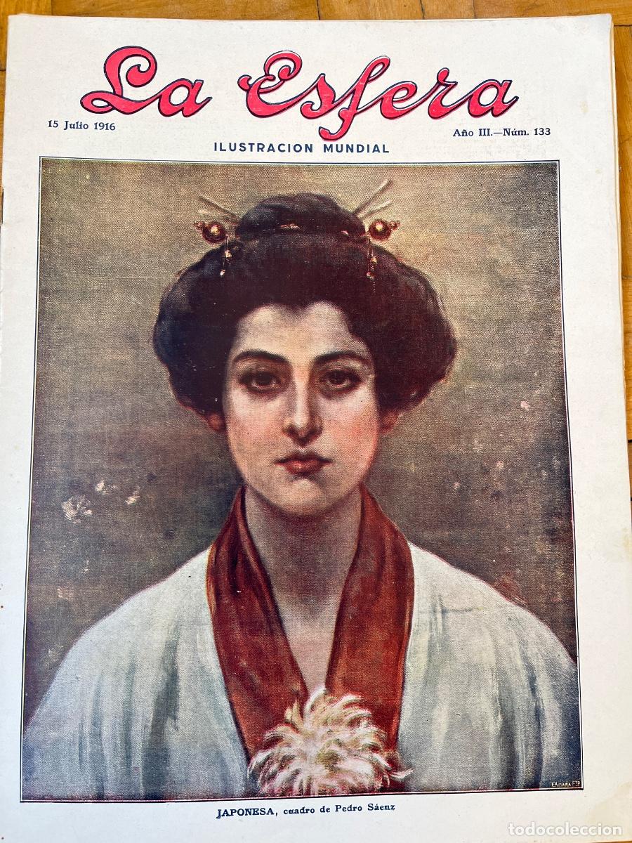 Coleccionismo de revistas y peri&oacute;dicos: La esfera. Ilustraci&oacute;n mundial. A&ntilde;o III- Num. 133, 15 de julio de 1916
