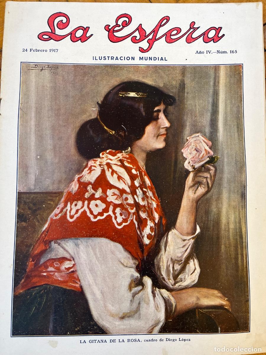 Coleccionismo de Revistas y Peri&oacute;dicos: La esfera. Ilustraci&oacute;n mundial. A&ntilde;o IV- Num. 165, 24 de febrero de 1917