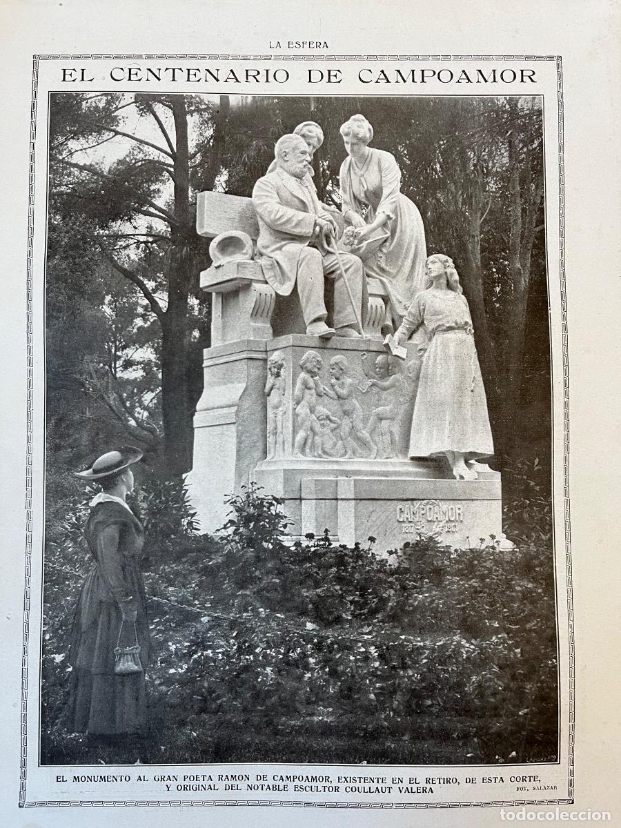 Sammeln von Zeitschriften und Zeitungen: La esfera. Ilustraci&oacute;n mundial. A&ntilde;o IV- Num. ?, septiembre? de 1917/ Centenario de R. de Campoamor