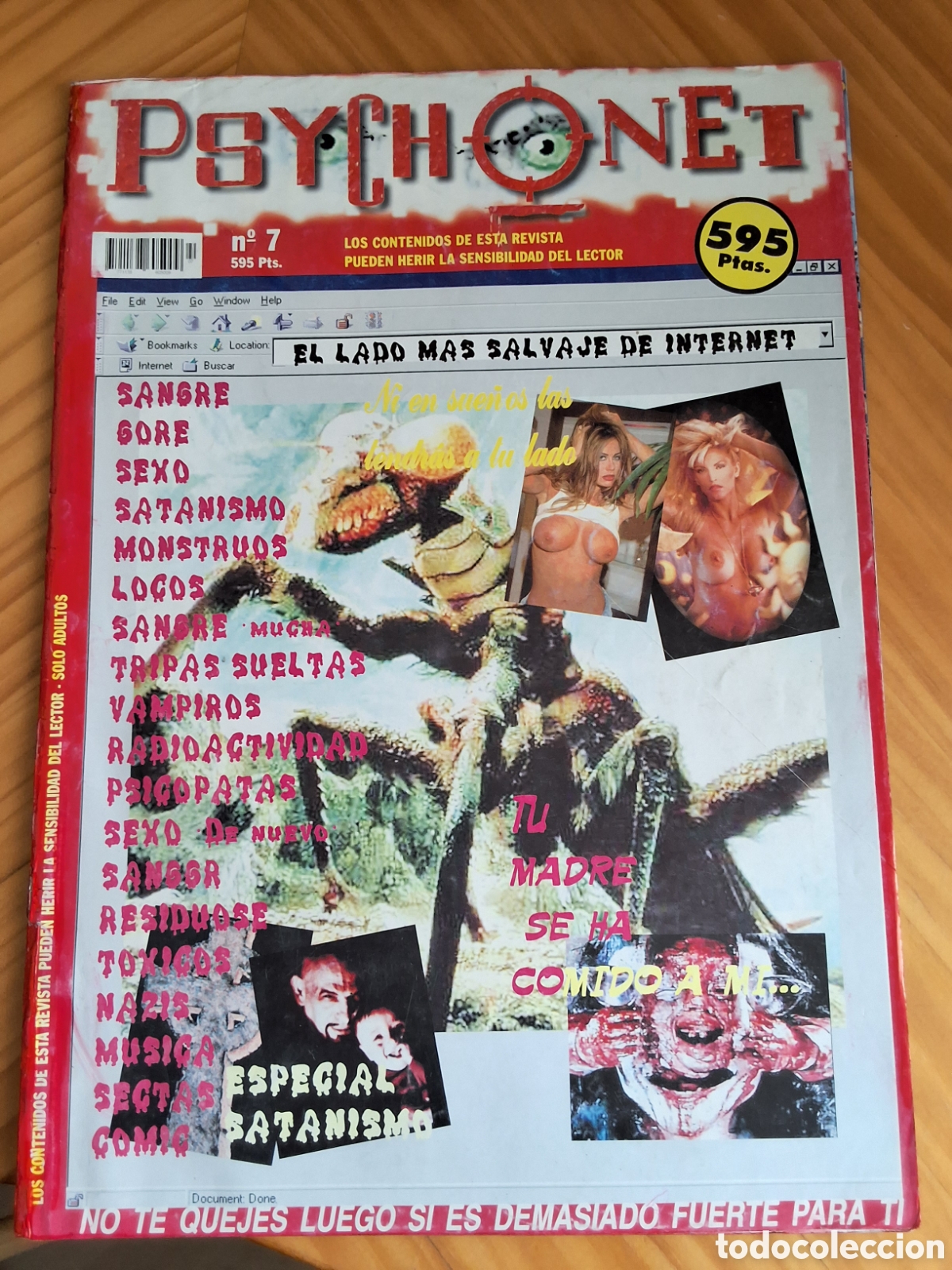 Collection Magazines and Newspapers: Psychonet revista el lado m&aacute;s salvaje de Internet n&uacute;mero 7