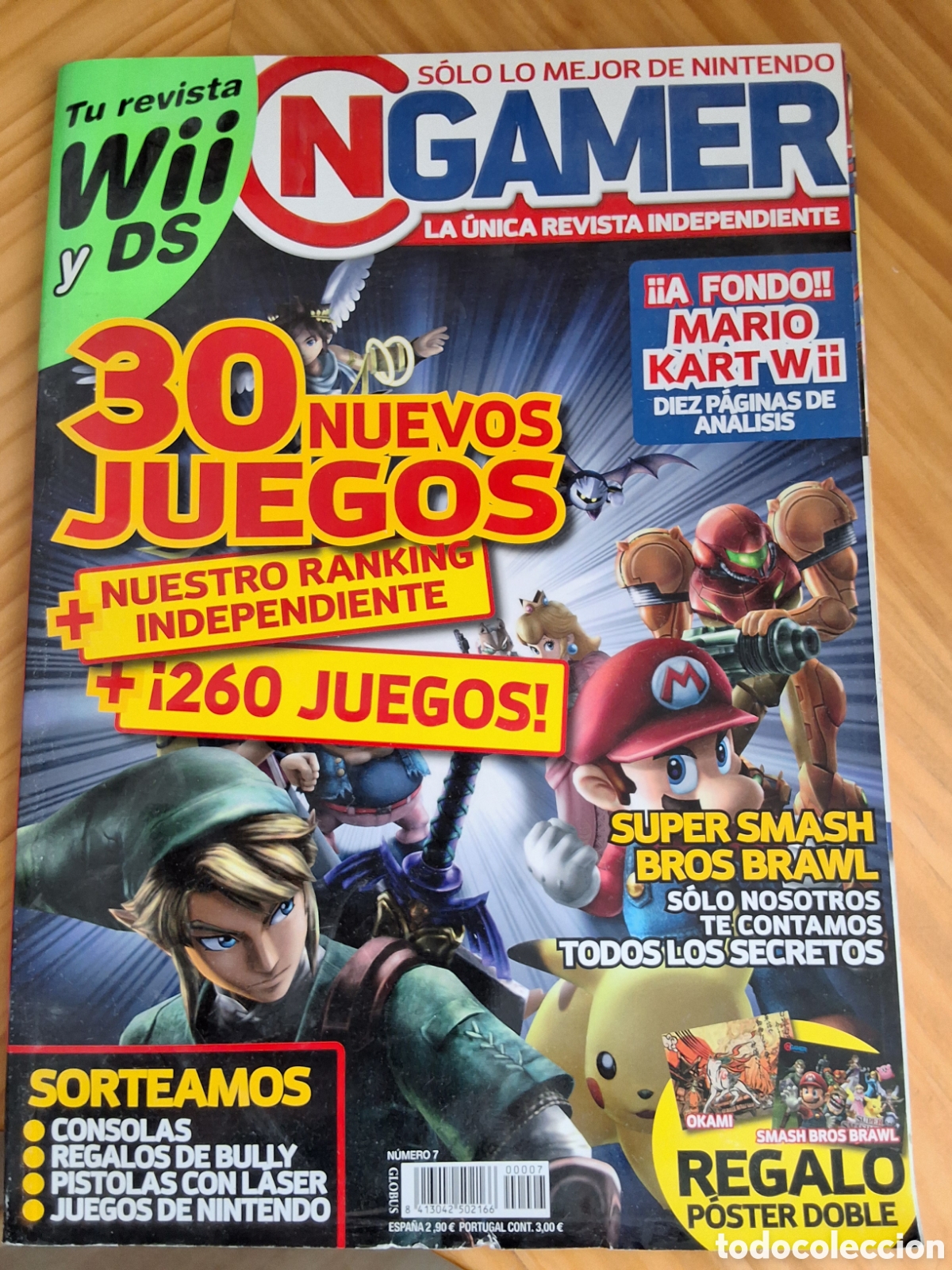 Sammeln von Zeitschriften und Zeitungen: Nintendo gamer revista consolas n&uacute;mero 7 a&ntilde;o 2007 incluye p&oacute;ster