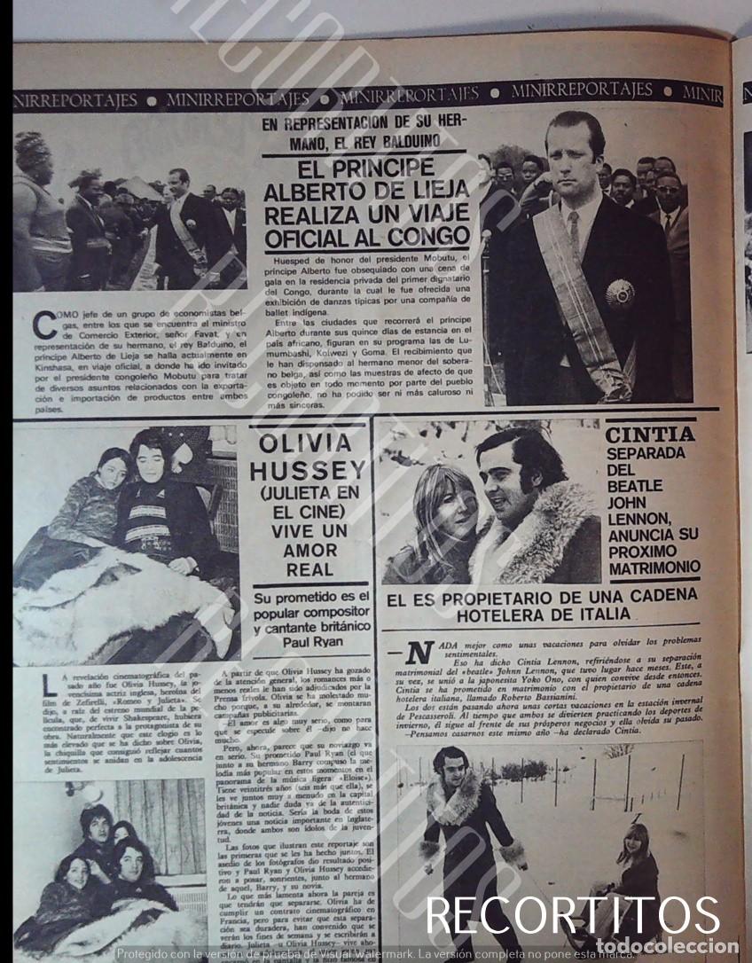 Collection Magazines and Newspapers: OLIVIA HUSSEY CINTIA LENNON AKBERTO DE LIEJA
