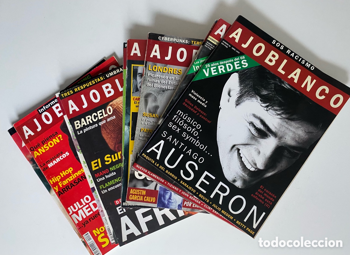 Coleccionismo de Revistas y Peri&oacute;dicos: Lote 12 revistas Ajoblanco a&ntilde;os 1993-1996