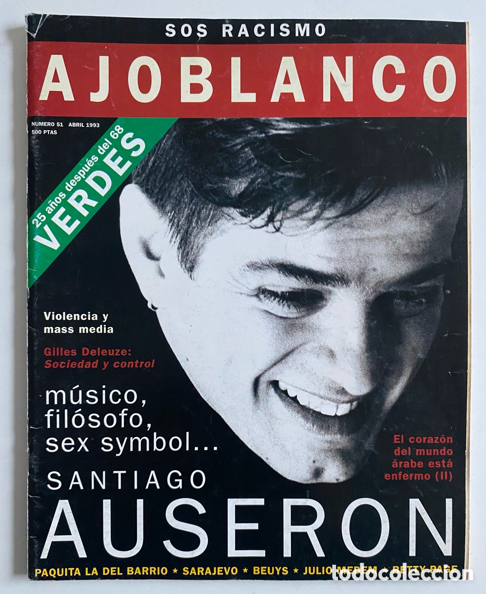 Coleccionismo de Revistas y Peri&oacute;dicos: Ajoblanco n&uacute;m. 51, 1993: Auser&oacute;n, Deleuze, Warhol, Beuys, Mayo 68