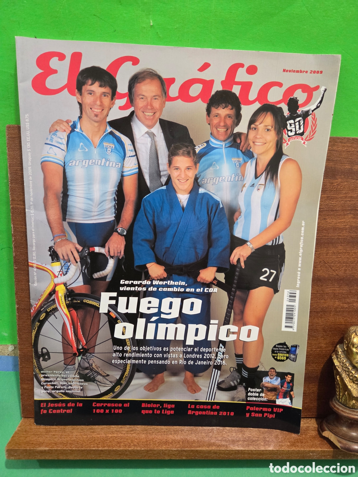 Collectionnisme de Revues et Journaux: REVISTA DEPORTIVA...&rdquo;&rdquo;EL GR&Agrave;FICO&rdquo;&rdquo;...( ARGENTINA)...NOVIEMBRE.. 2209.&rdquo;&rdquo;POSTER DE PIPI Y MARIN&rdquo;&rdquo;...