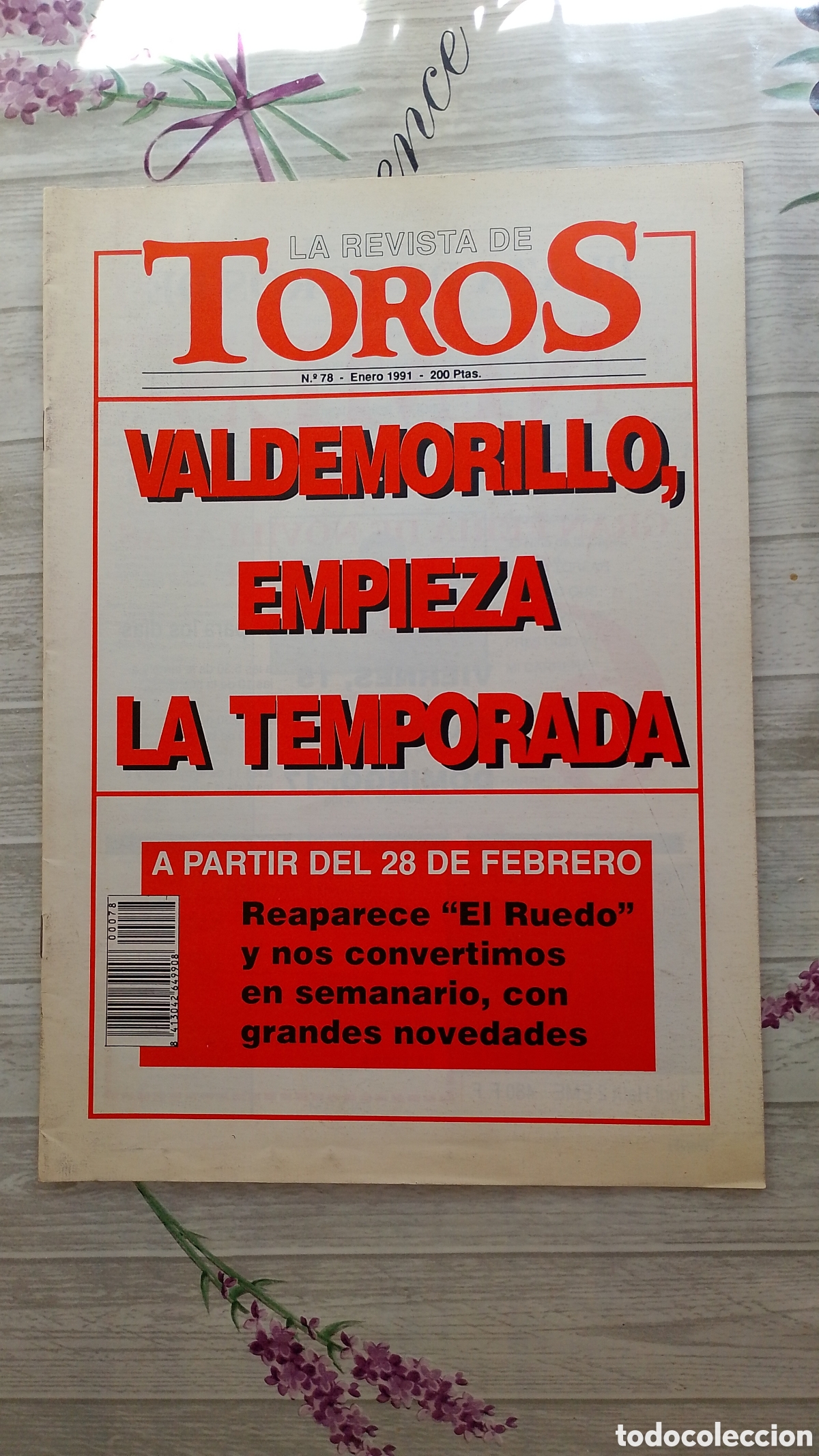 Sammeln von Zeitschriften und Zeitungen: La revista de toros.