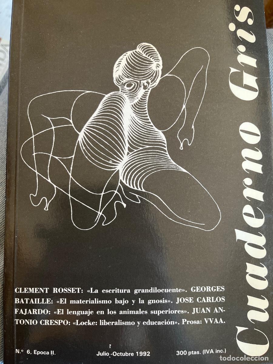 Coleccionismo de Revistas y Peri&oacute;dicos: Cuaderno Gris, n.6, julio-octubre 1992, U.A.M.