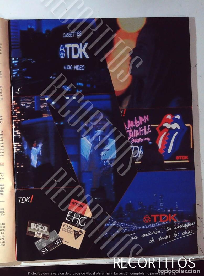 Collectionnisme de Revues et Journaux: tdk rolling stones publicidad