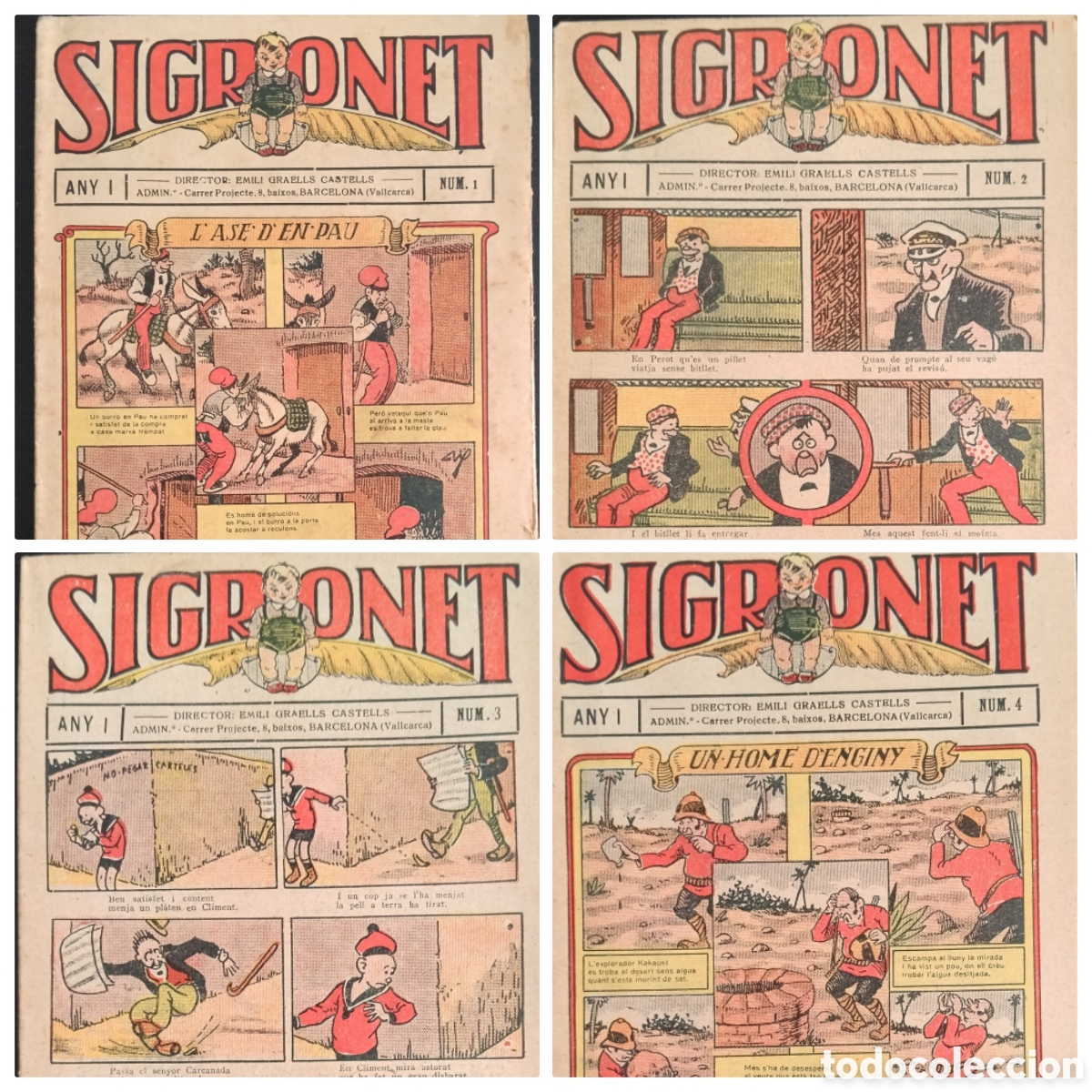 Coleccionismo de Revistas y Peri&oacute;dicos: Colecci&oacute;n completa El Sigronet (Any I)