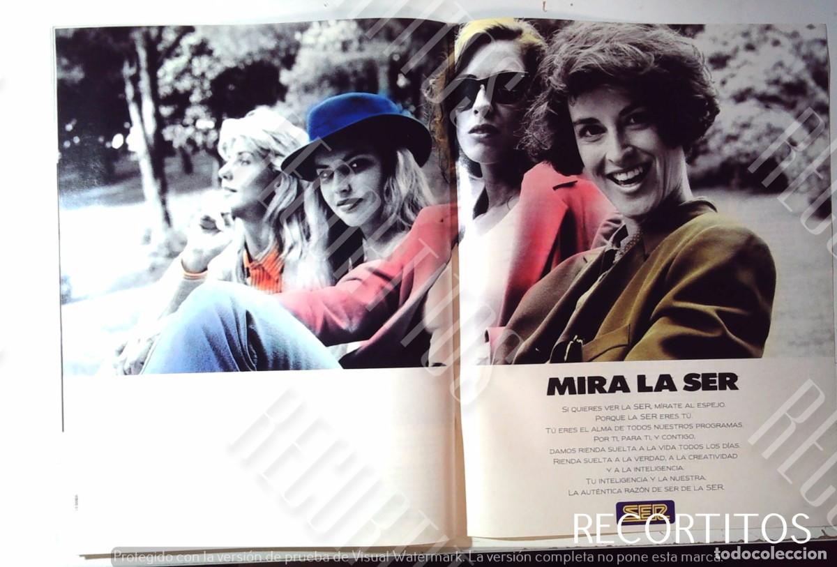 Collectionnisme de Revues et Journaux: anuncio radio cadena ser