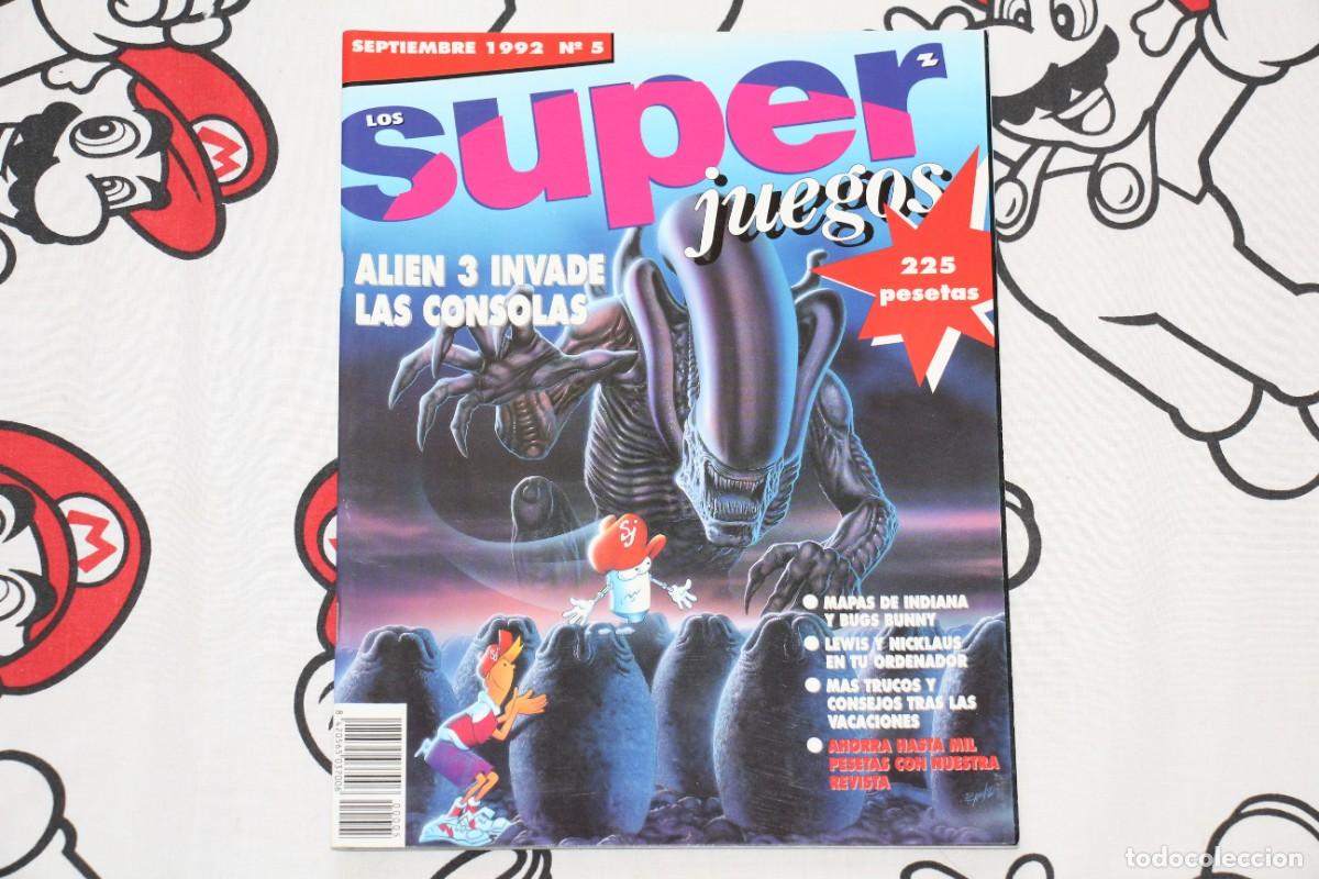 Coleccionismo de Revistas y Peri&oacute;dicos: REVISTA LOS SUPER JUEGOS SEPTIEMBRE 1992 NUMERO 5 MUY BUEN ESTADO