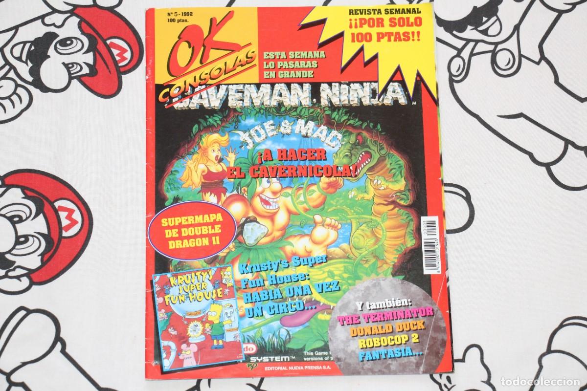 Coleccionismo de Revistas y Peri&oacute;dicos: REVISTA OK CONSOLA 1992 NUMERO 5 BUEN ESTADO CON POSTER