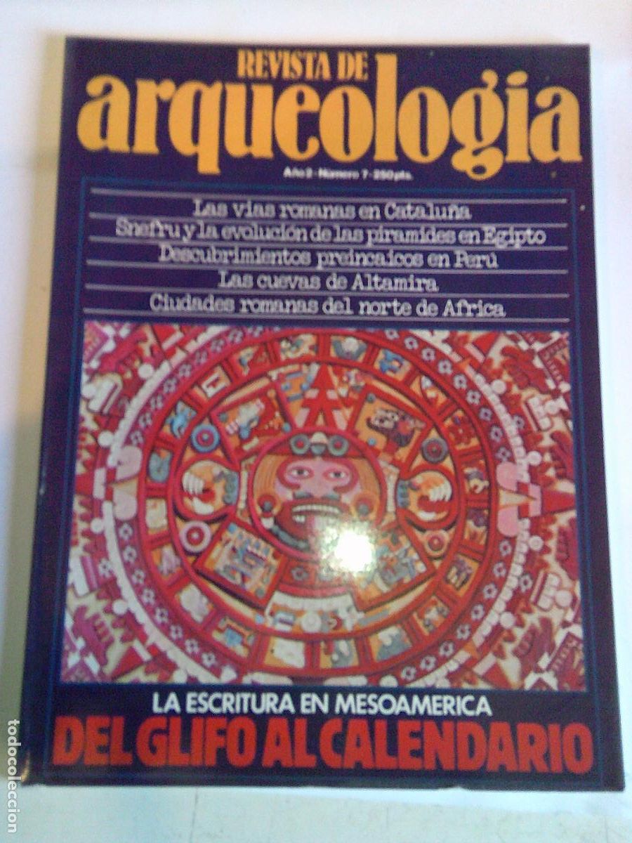 Sammeln von Zeitschriften und Zeitungen: Revista de Arqueolog&iacute;a n&ordm; 7 Vias Romanas, piramides de Egipto, preincaicos, Altamira