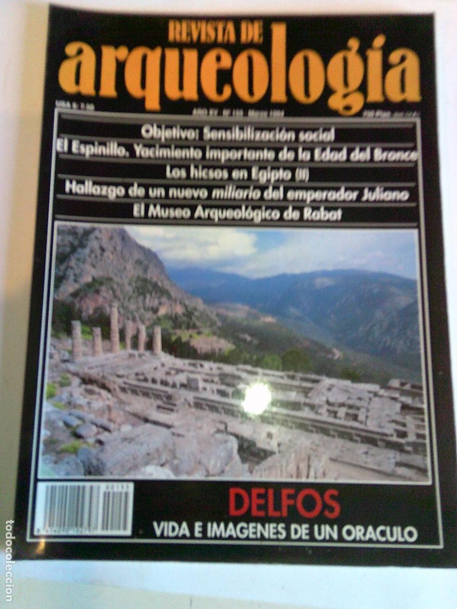 Coleccionismo de Revistas y Peri&oacute;dicos: Revista de Arqueolog&iacute;a n&ordm; 155Delfos,Museo Rabat,El Espinillo,Hallazgo emperador romano