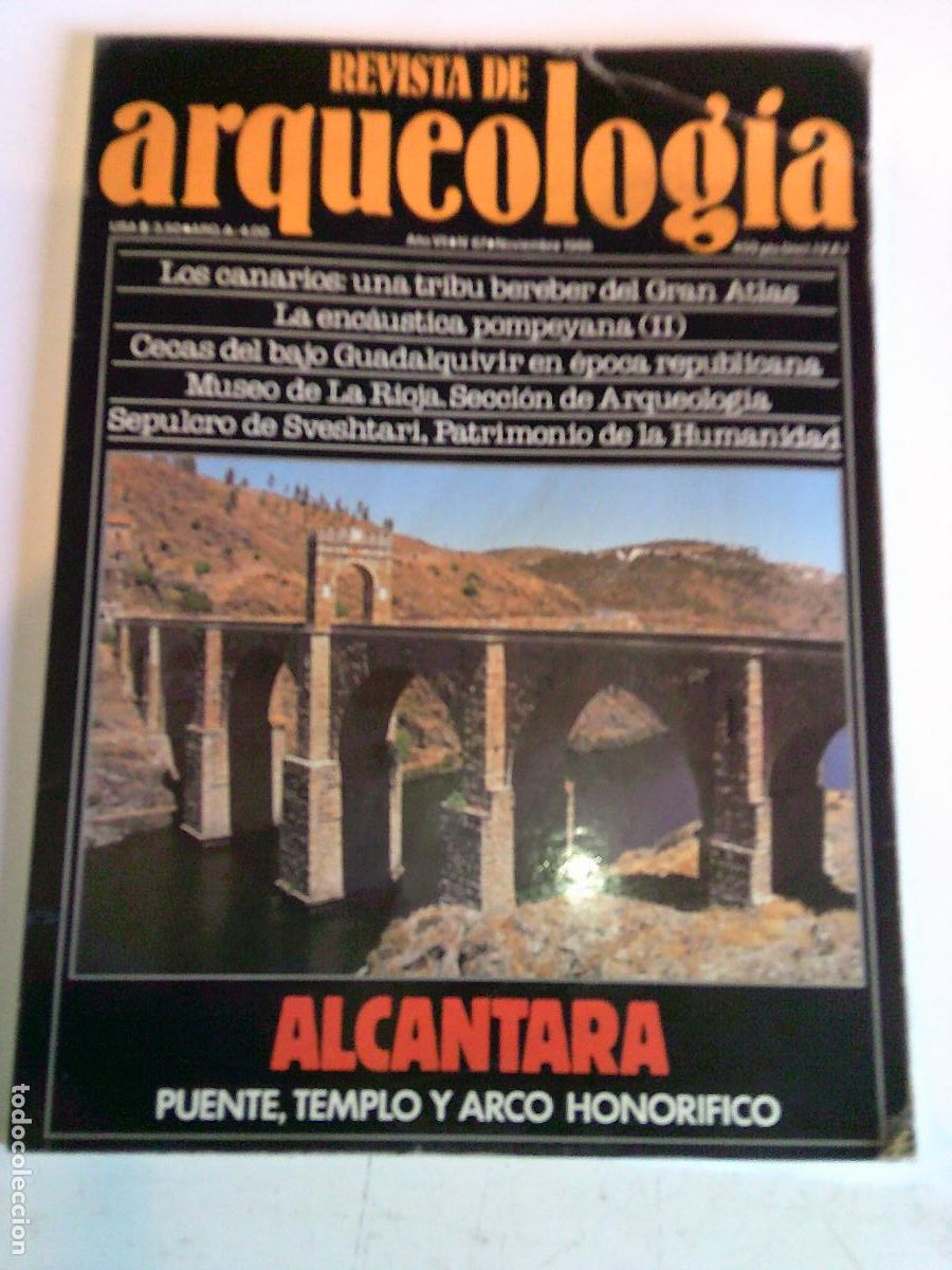 Coleccionismo de Revistas y Peri&oacute;dicos: Revista de Arqueolog&iacute;a n&ordm; 67 Alcantara,Los Canarios,Cecas del bajo Guadalquivir