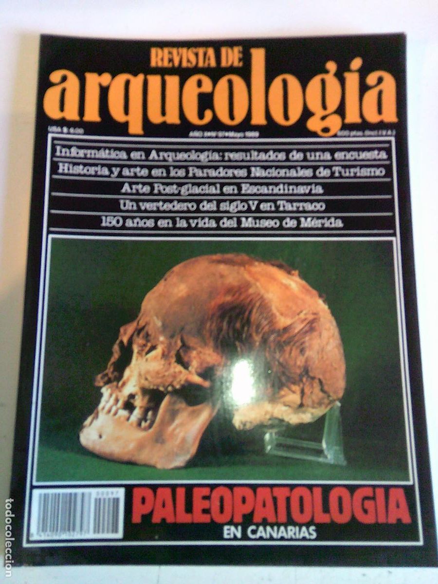 Coleccionismo de Revistas y Peri&oacute;dicos: Revista de Arqueolog&iacute;a n&ordm; 97 Paleopatologia en Canarias,Tarraco vertedero,Museo M&eacute;rida