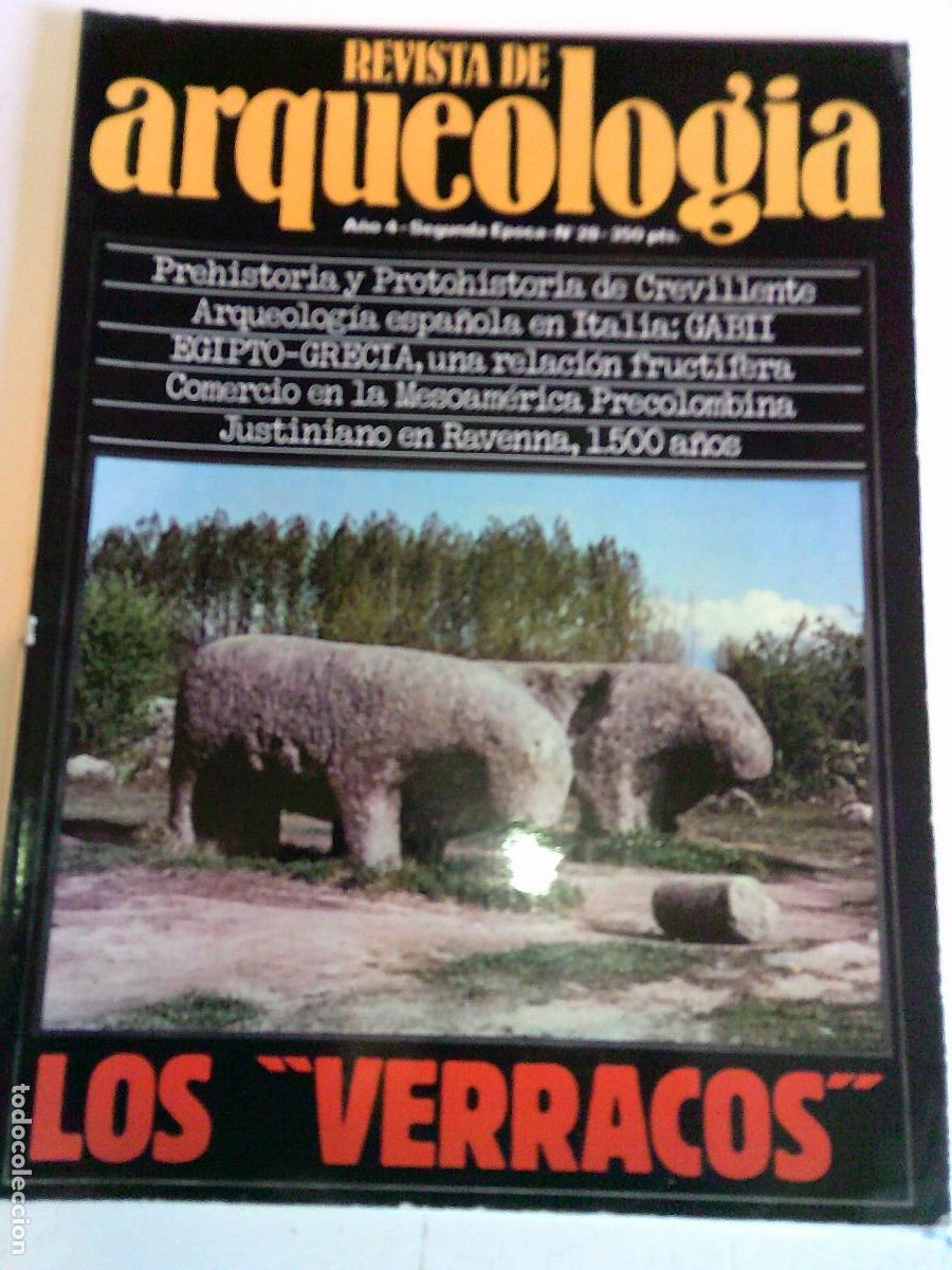 Coleccionismo de Revistas y Peri&oacute;dicos: Revista de Arqueolog&iacute;a n&ordm; 28 Los Verracos,Crevillente,Justiniano en Ravenna