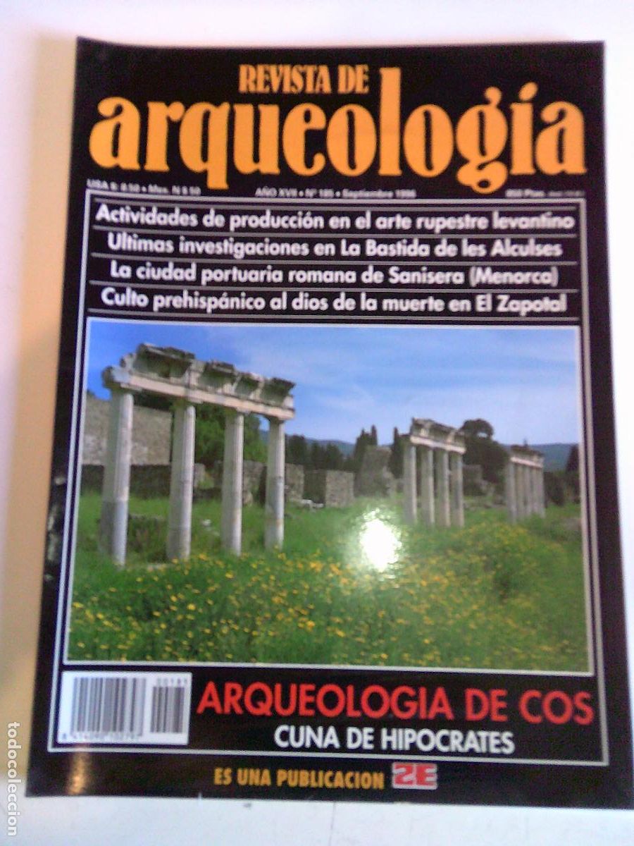 Coleccionismo de Revistas y Peri&oacute;dicos: Revista de Arqueolog&iacute;a n&ordm; 185 Arqueolog&iacute;a de Cos,Alculses,Sanidera