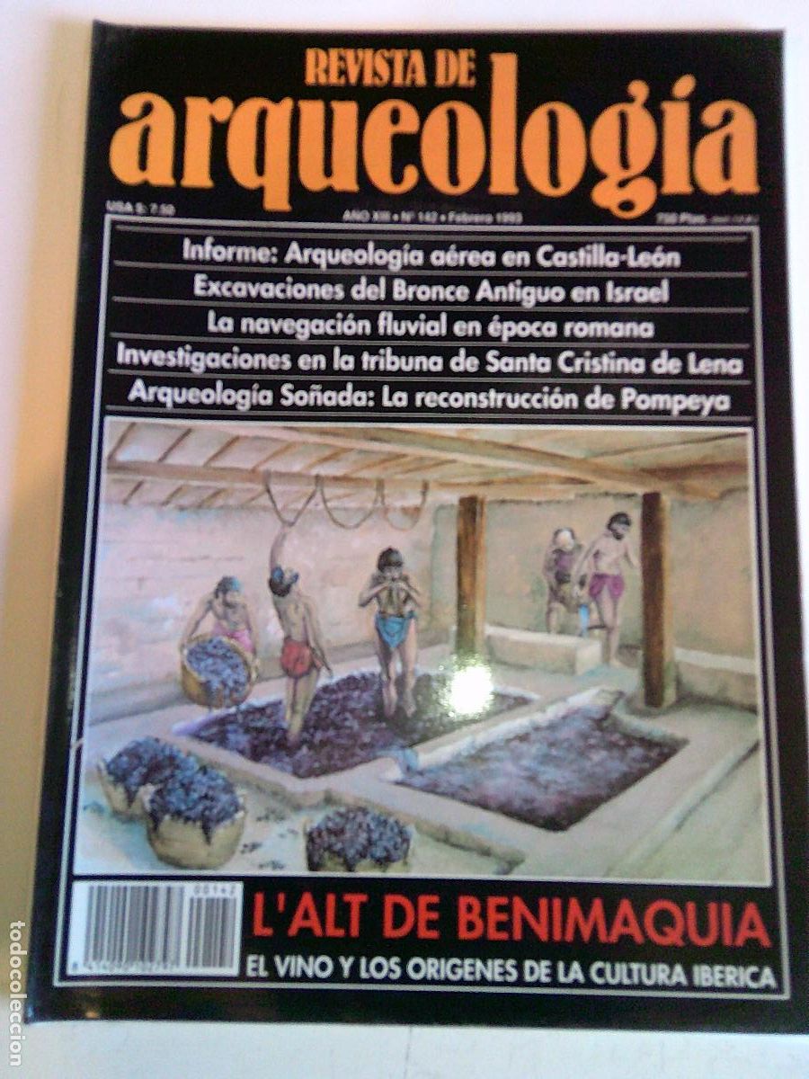 Coleccionismo de Revistas y Peri&oacute;dicos: Revista de Arqueolog&iacute;a n&ordm; 142 L&acute;alt de Benimaquia,Pommpeya, Cristina de Lena