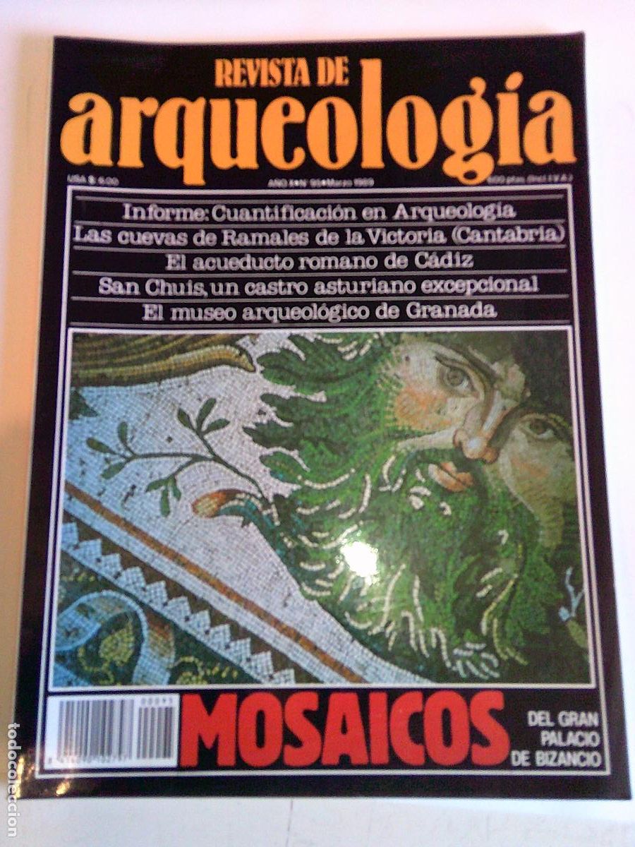 Coleccionismo de Revistas y Peri&oacute;dicos: Revista de Arqueolog&iacute;a n&ordm; 95 Mosaicos Bizancio,ramales de la Victoria,Acueducto C&aacute;diz