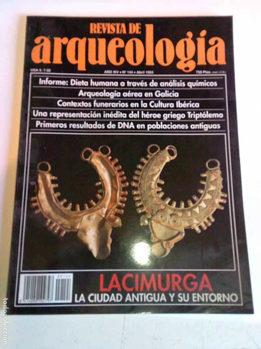 Coleccionismo de Revistas y Peri&oacute;dicos: Revista de Arqueolog&iacute;a n&ordm; 144,Lacimurga,Cultura Ib&eacute;rica