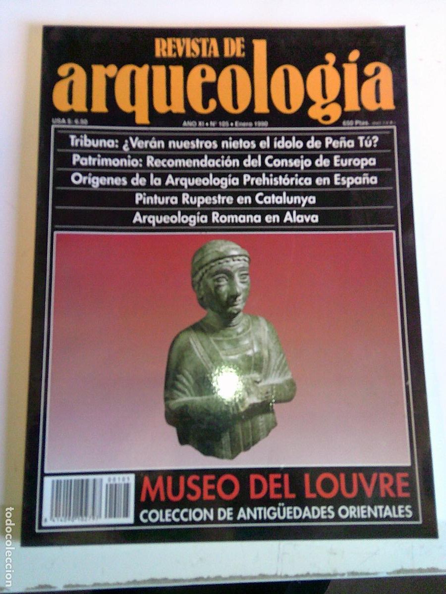 Coleccionismo de Revistas y Peri&oacute;dicos: Revista de Arqueolog&iacute;a n&ordm; 105 Louvre,Pintura rupestre Catalu&ntilde;a