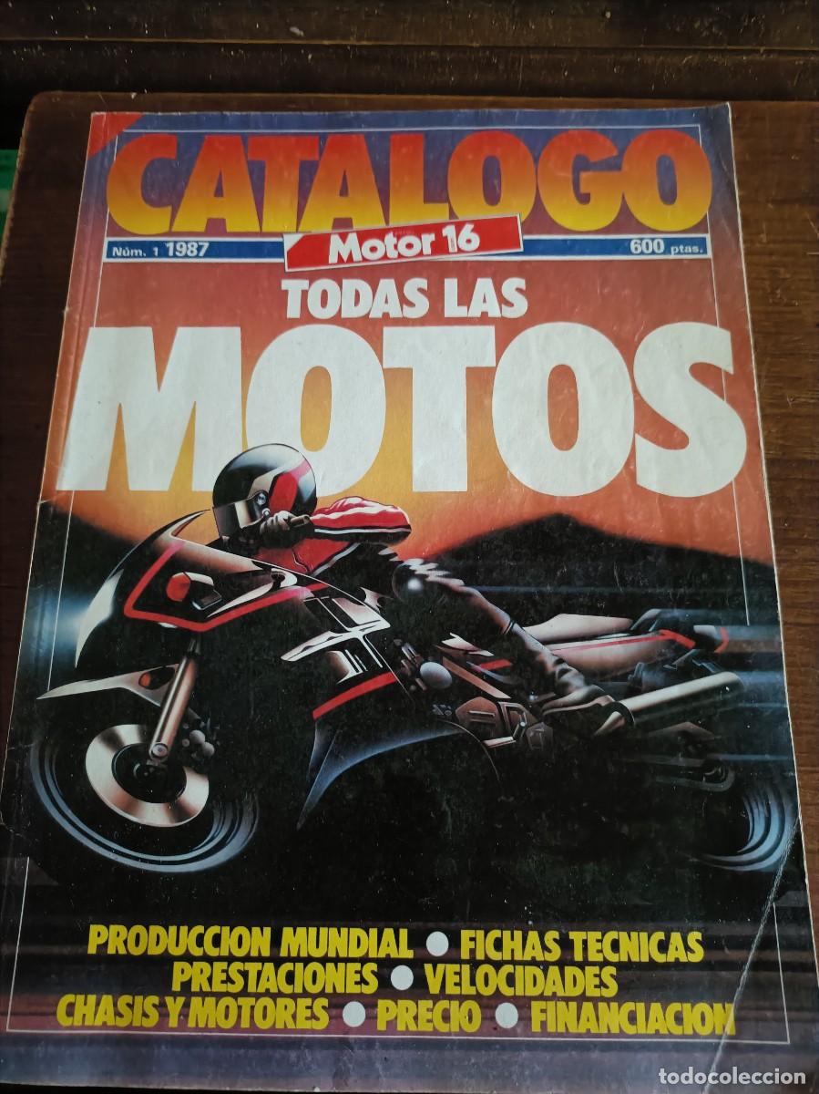 Coleccionismo de Revistas y Peri&oacute;dicos: REVISTA CAT&Aacute;LOGO MOTOR 16 A&Ntilde;O 1987