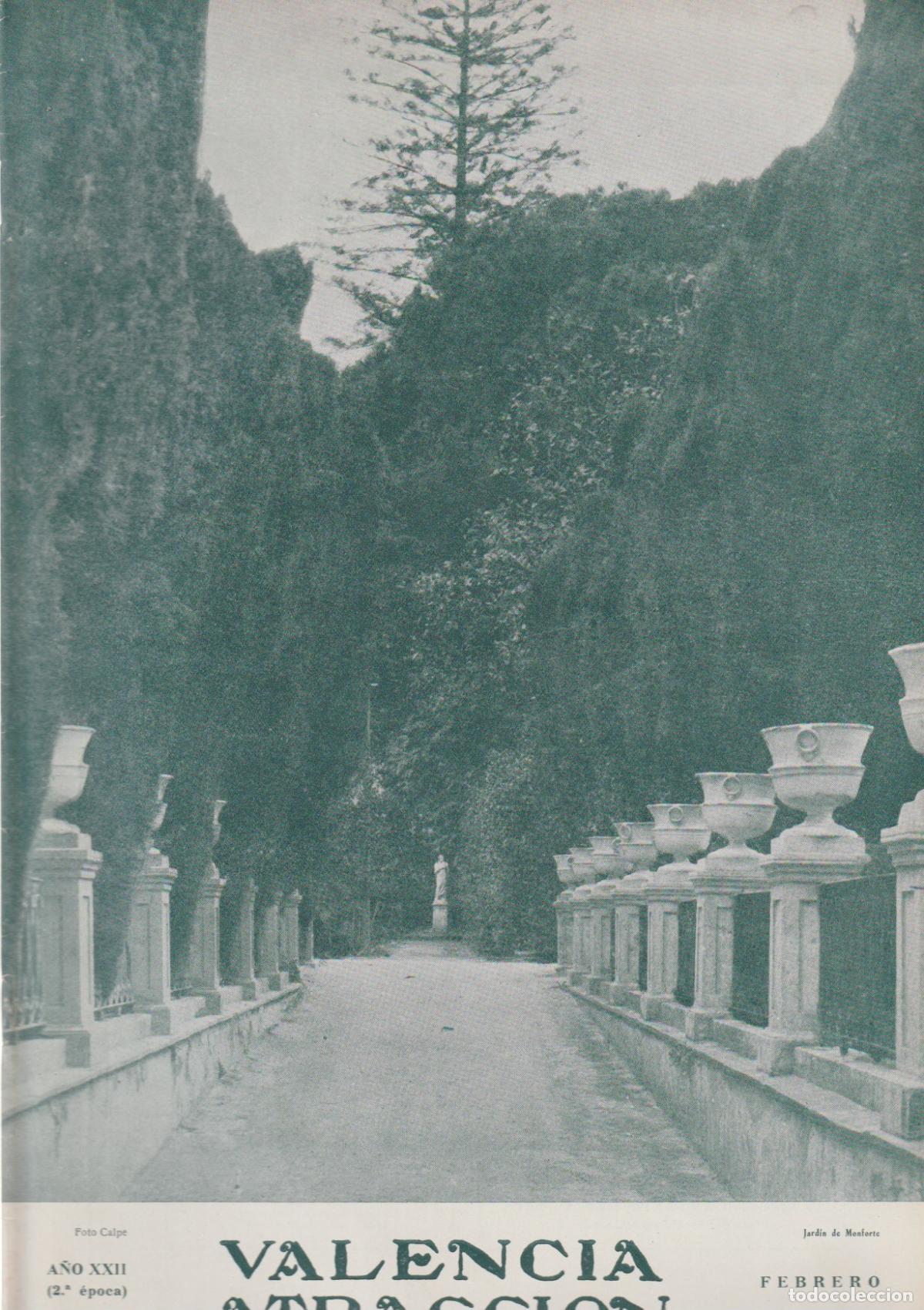 Coleccionismo de revistas y peri&oacute;dicos: Antigua revista VALENCIA ATRACCI&Oacute;N - 1947 * COMETAS * ROMER&Iacute;A MAGDALENA * CONCA AZAFOR *