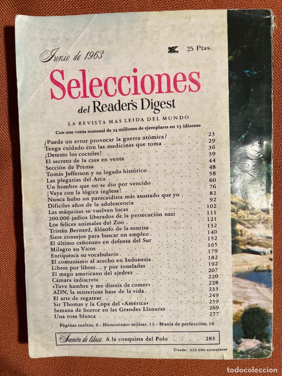 Coleccionismo de Revistas y Peri&oacute;dicos: Selecciones del Reader&lsquo;s Digest, junio de 1963