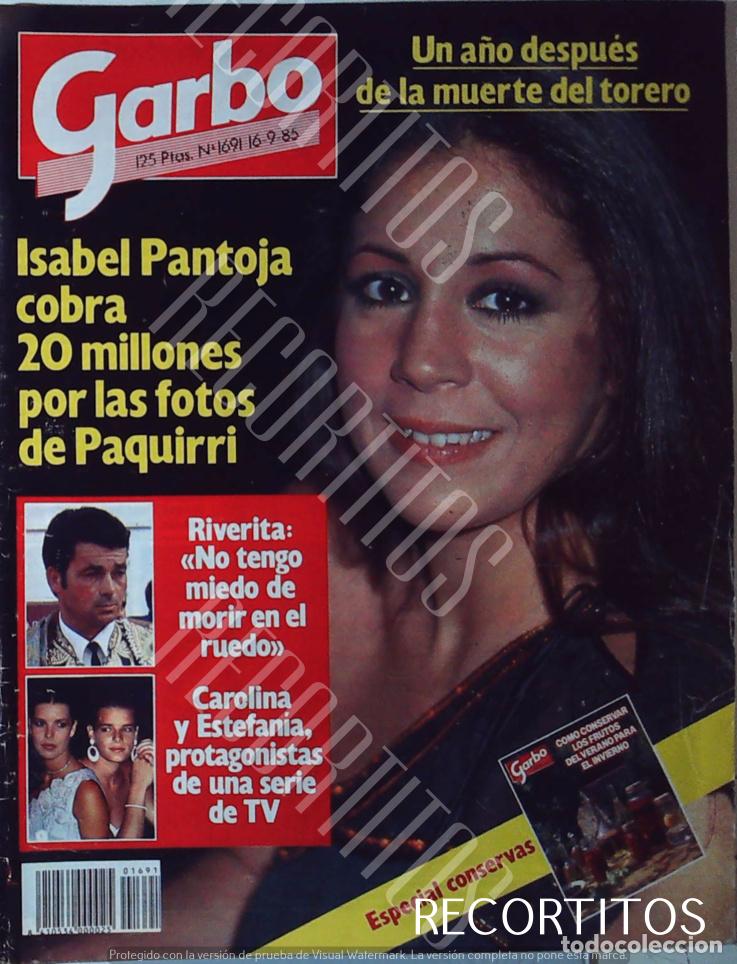 Colecionismo de Revistas e Jornais: RECORTE PORTADA ISABEL PANTOJA