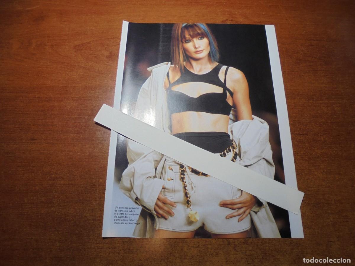 Colecionismo de Revistas e Jornais: RETAL MODA PRIMAVERA-VERANO 1994. CHANEL. CHLOE. CHRISTIAN DIOR // CARLA BRUNI. CLAUDIA SCHIFFER.