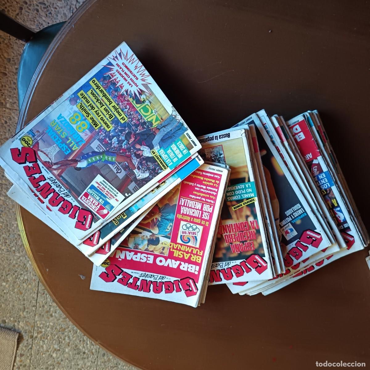 Sammeln von Zeitschriften und Zeitungen: LOTE REVISTA GIGANTES DEL BASKET 1988