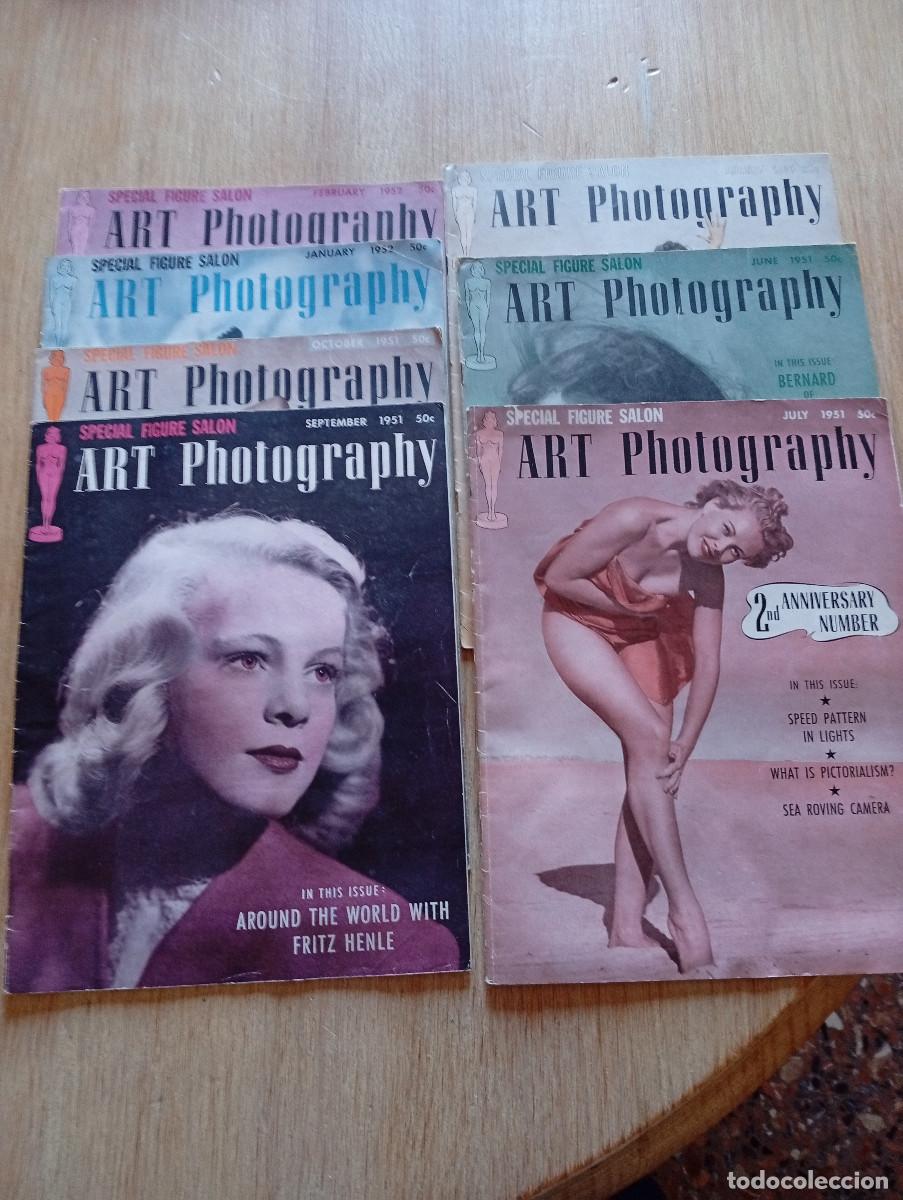 Coleccionismo de Revistas y Peri&oacute;dicos: 7 REVISTAS &rdquo;ART`PHOTOGRAFHY&rdquo; (CHICAGO 1950/1 USA) VER DESCRIPCI&Oacute;N - MAS DE 400 FOTOS ART&Iacute;STICAS