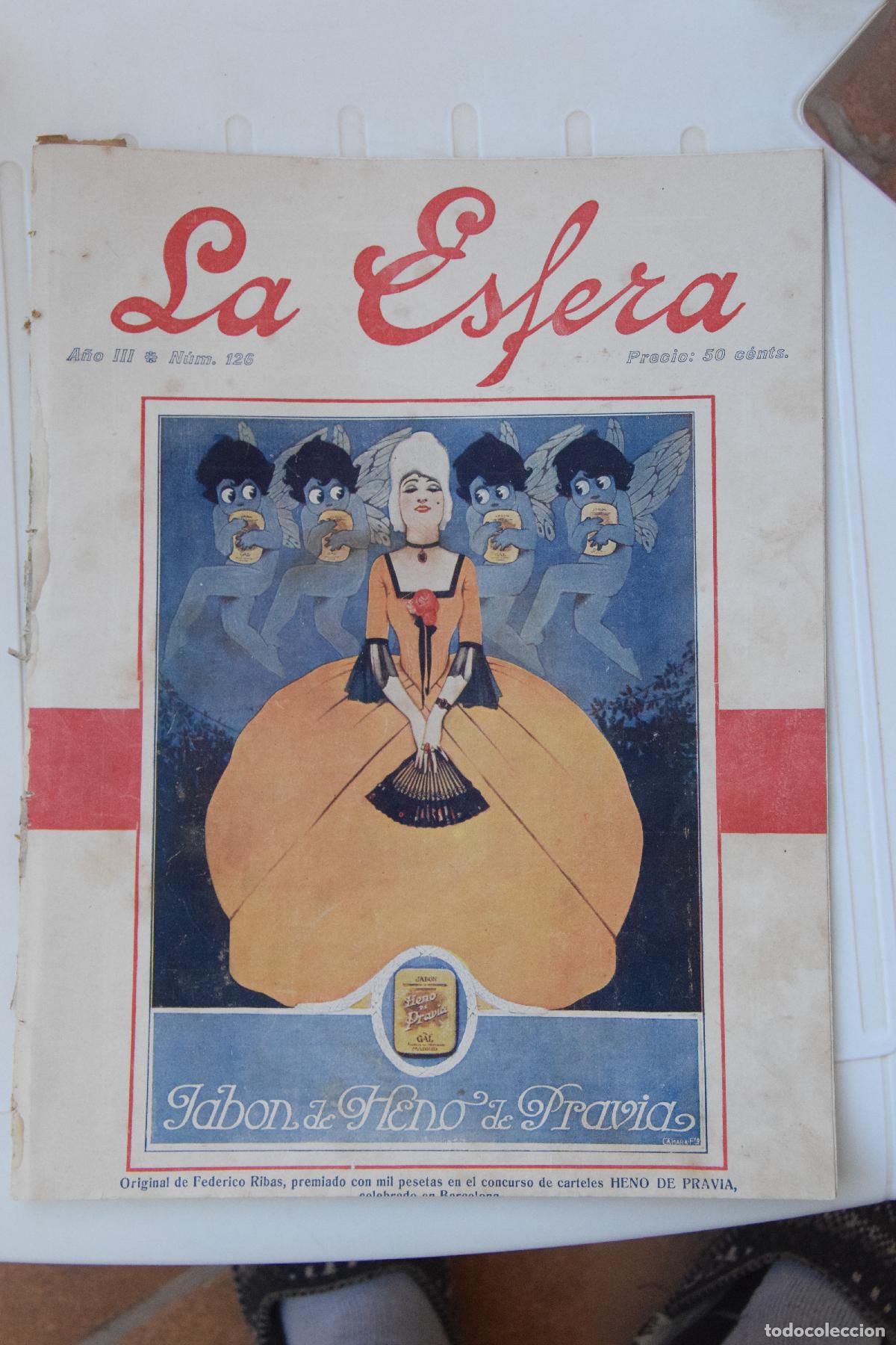 Coleccionismo de Revistas y Peri&oacute;dicos: Lote de 23 revistas La Esfera de 1916. Todas las que aparecen en las fotos.