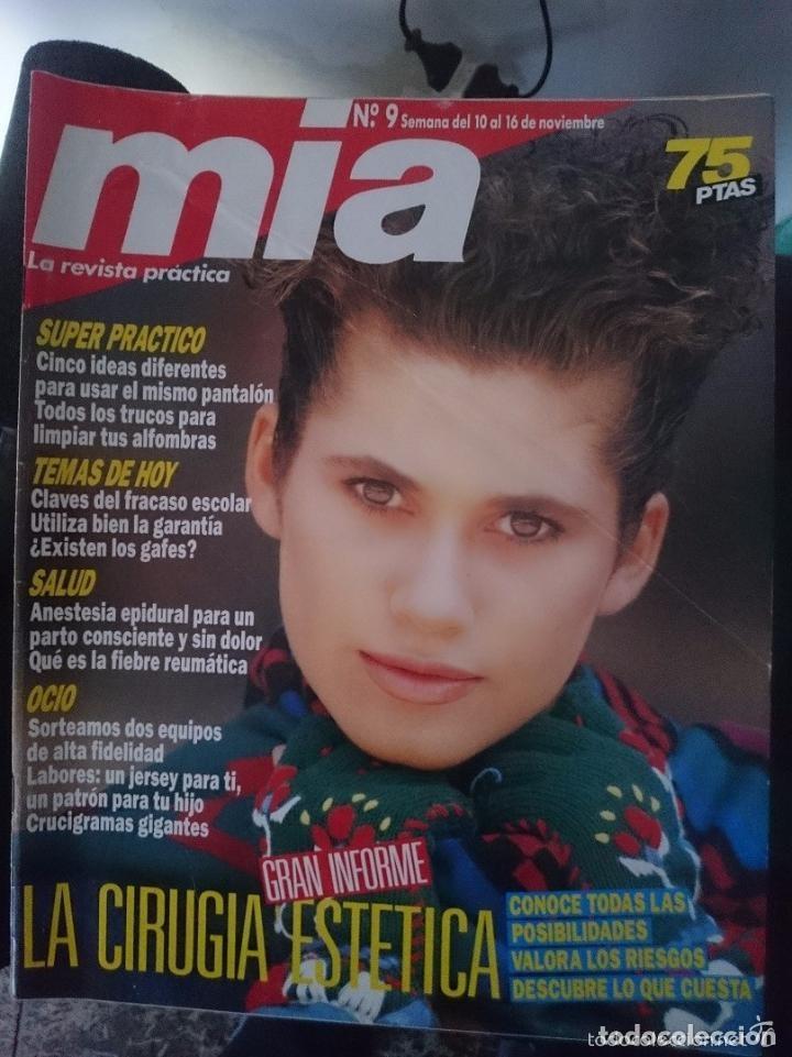Coleccionismo de revistas y peri&oacute;dicos: MIA N 9 DEL 10 AL 16 DE NOVIEMBRE DE 1986 -CON PUBLICIDAD DE LA EPOCA-NOTICIAS-ETC