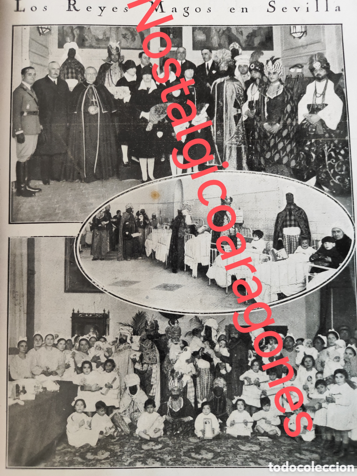Collection Magazines and Newspapers: Sevilla Reyes Magos Hospital Casa Expositos foto revista princ siglo XX 192B