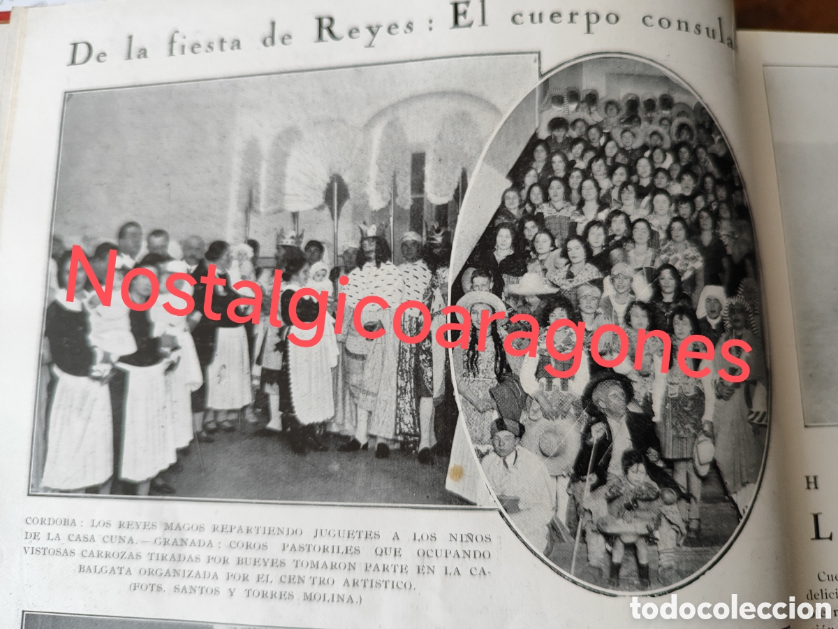 Collection Magazines and Newspapers: C&oacute;rdoba Reyes Magos Casa Cuna Granada coros pastoriles foto revista princ siglo XX 192B