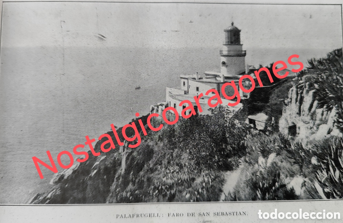 Coleccionismo de Revistas y Peri&oacute;dicos: Palafrugell Calella historia de un exvoto foto revista princ siglo XX 192B