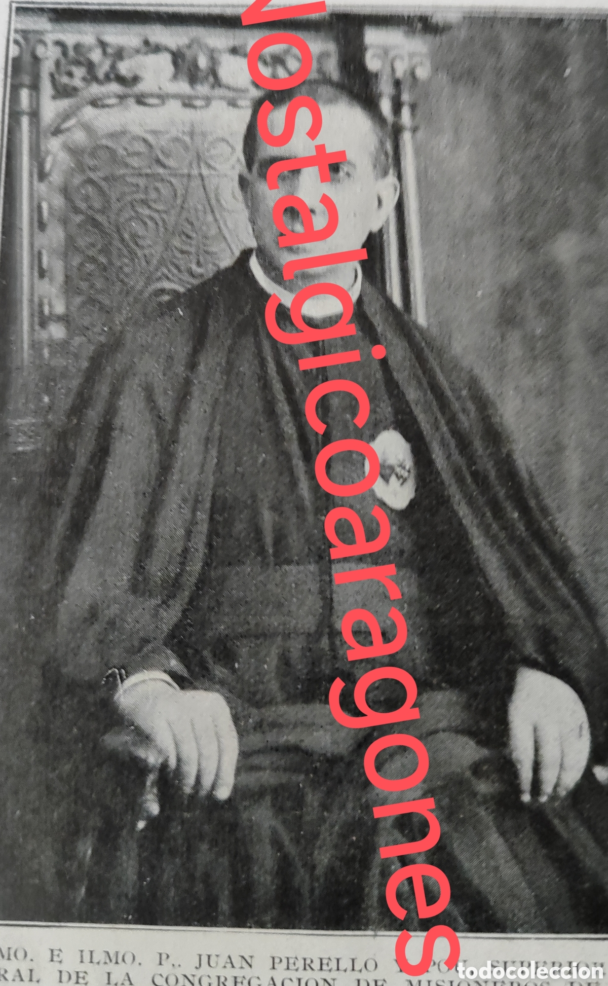 Collection Magazines and Newspapers: obispo Vich Juan Perell&oacute; foto revista princ siglo XX 192B