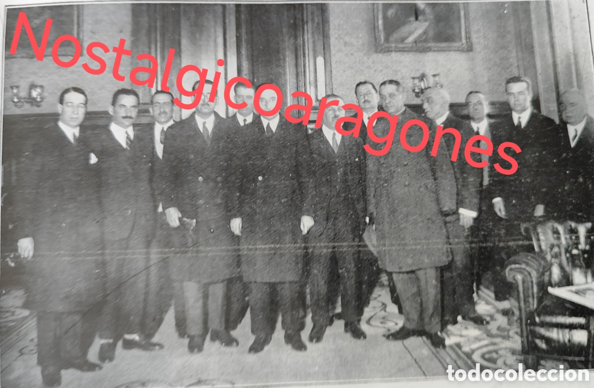 Collection Magazines and Newspapers: Madrid regantes de Jaen solicitud pantano El Franco foto revista princ siglo XX 192B