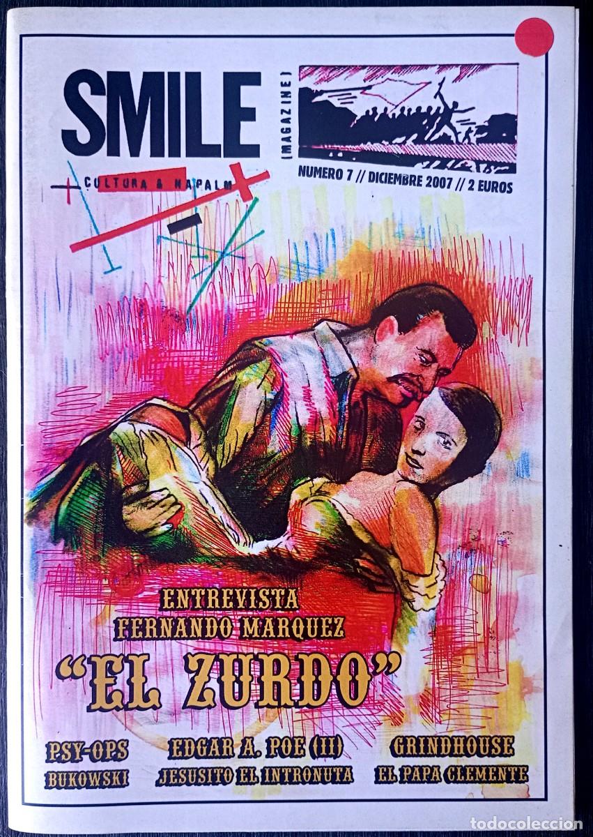 Collection Magazines and Newspapers: Fanzine Smile n&ordm; 7 . El Zurdo . Billy Childish . El Papa Clemente . Bukowski...