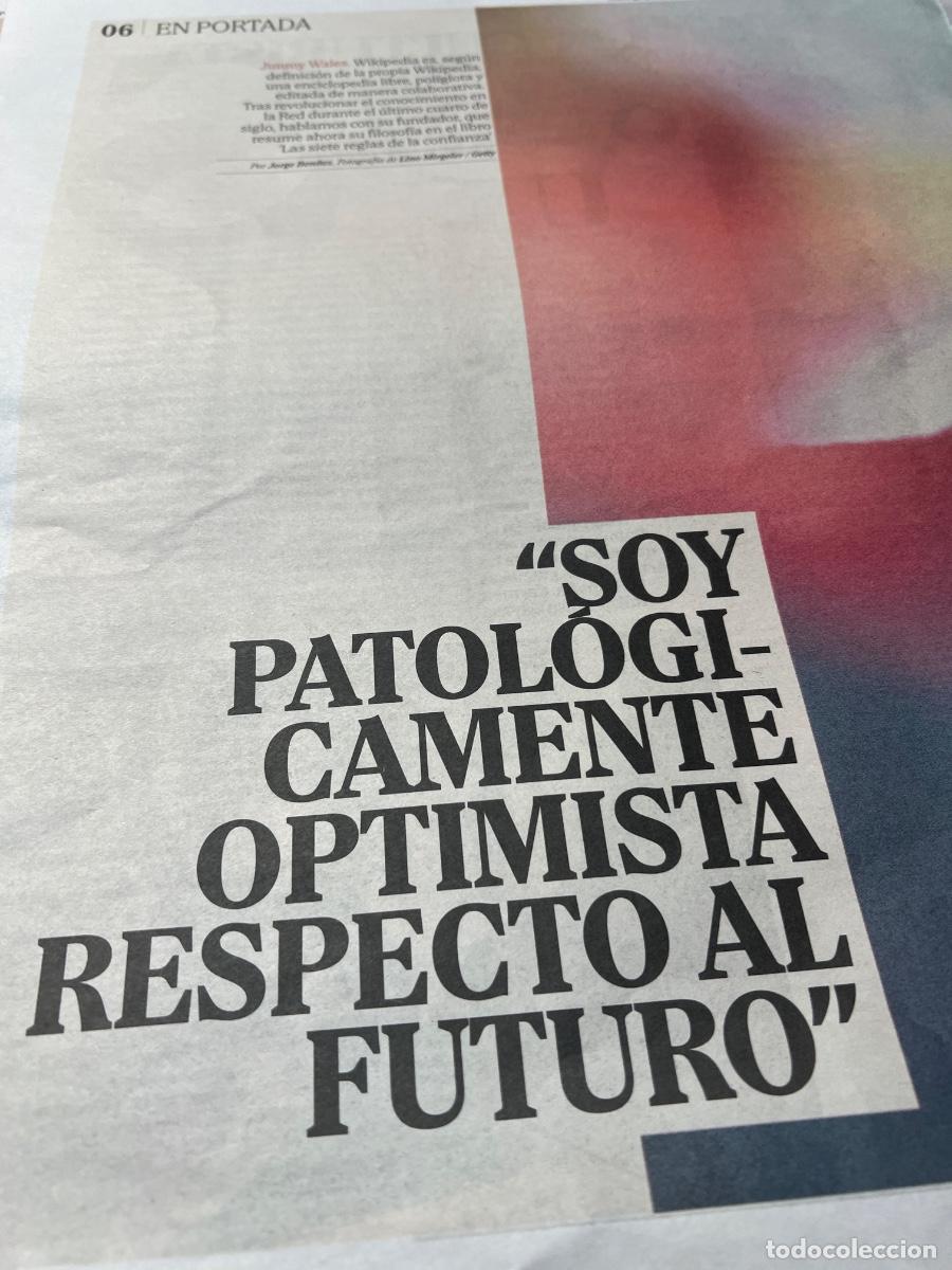 Colecionismo de Revistas e Jornais: Art&iacute;culo El Mundo sobre JIMMY WALES. CREADOR DE WIKIPEDIA. ENCICLOPEDIA DIGITAL. NUEVAS TECNOLOG&Iacute;AS